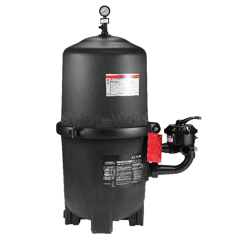 Diatomaceous earth (DE) pool filter