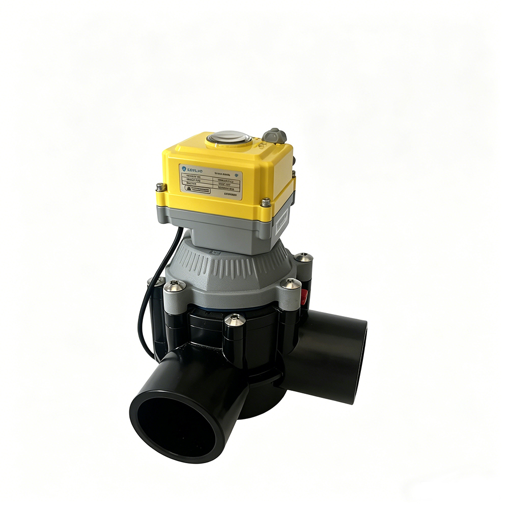 Smart swimming pool 3-way valve 24V electric actuator