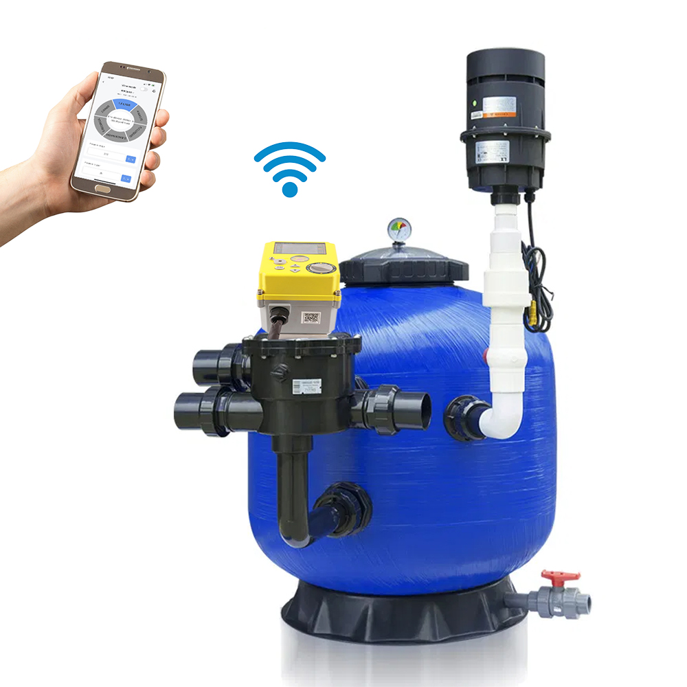 Intelligent Pond Biological Filtration System  WiFi-Powered Pond Filter with UV Function