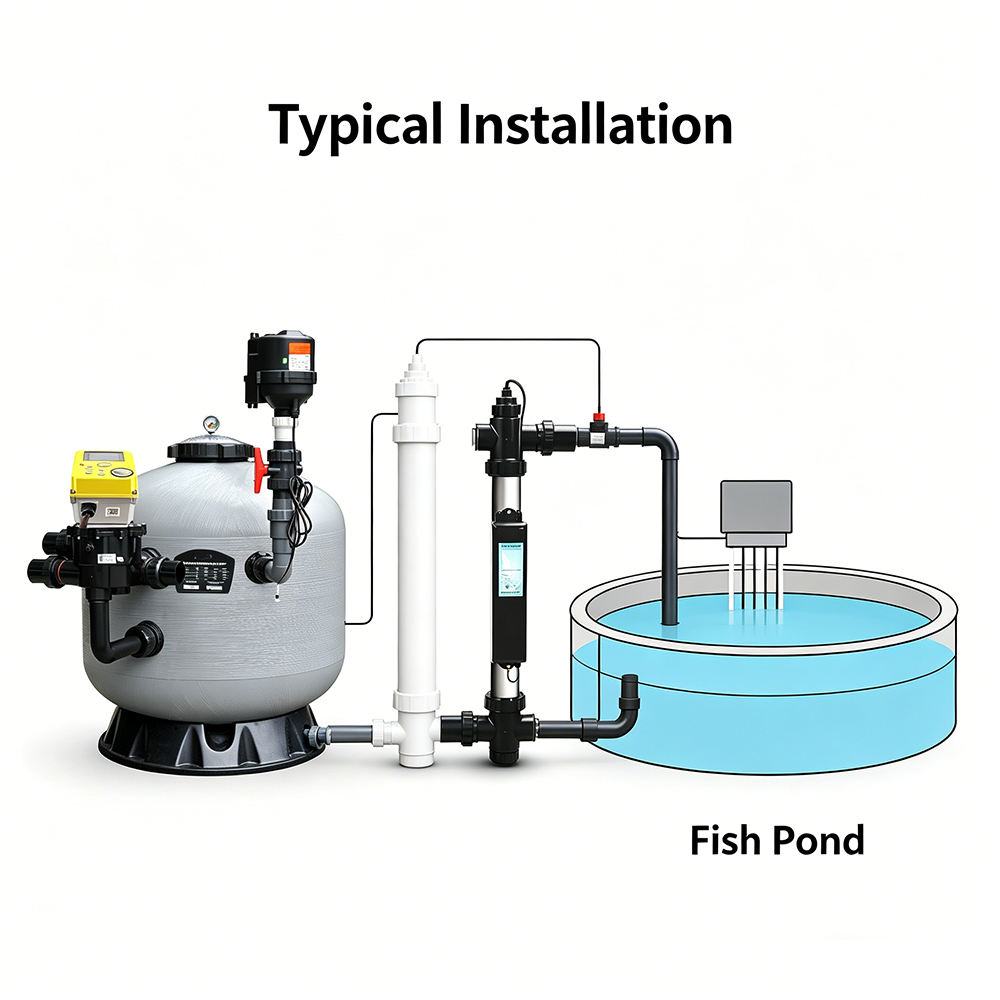 Pond filters, water treatment, bio-bead filters. Fishpond life support systems